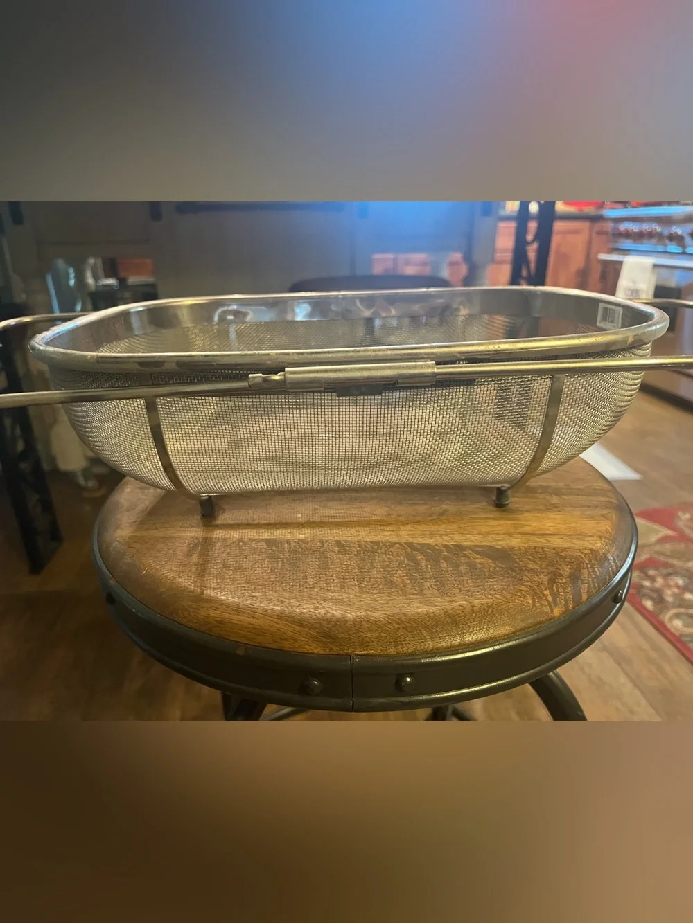 Over the Sink Expandable Stainless Colamder/Strainer Basket